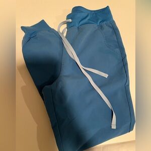 Figs Capri Blue High Waisted Zamora Joggers